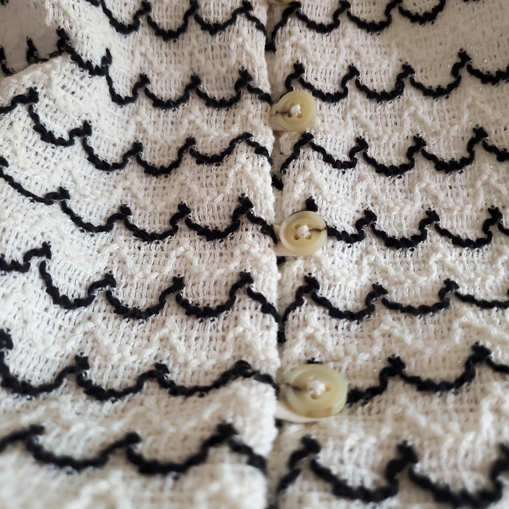 Madewell Texture And Thread Front Button Swing Ta… - image 5